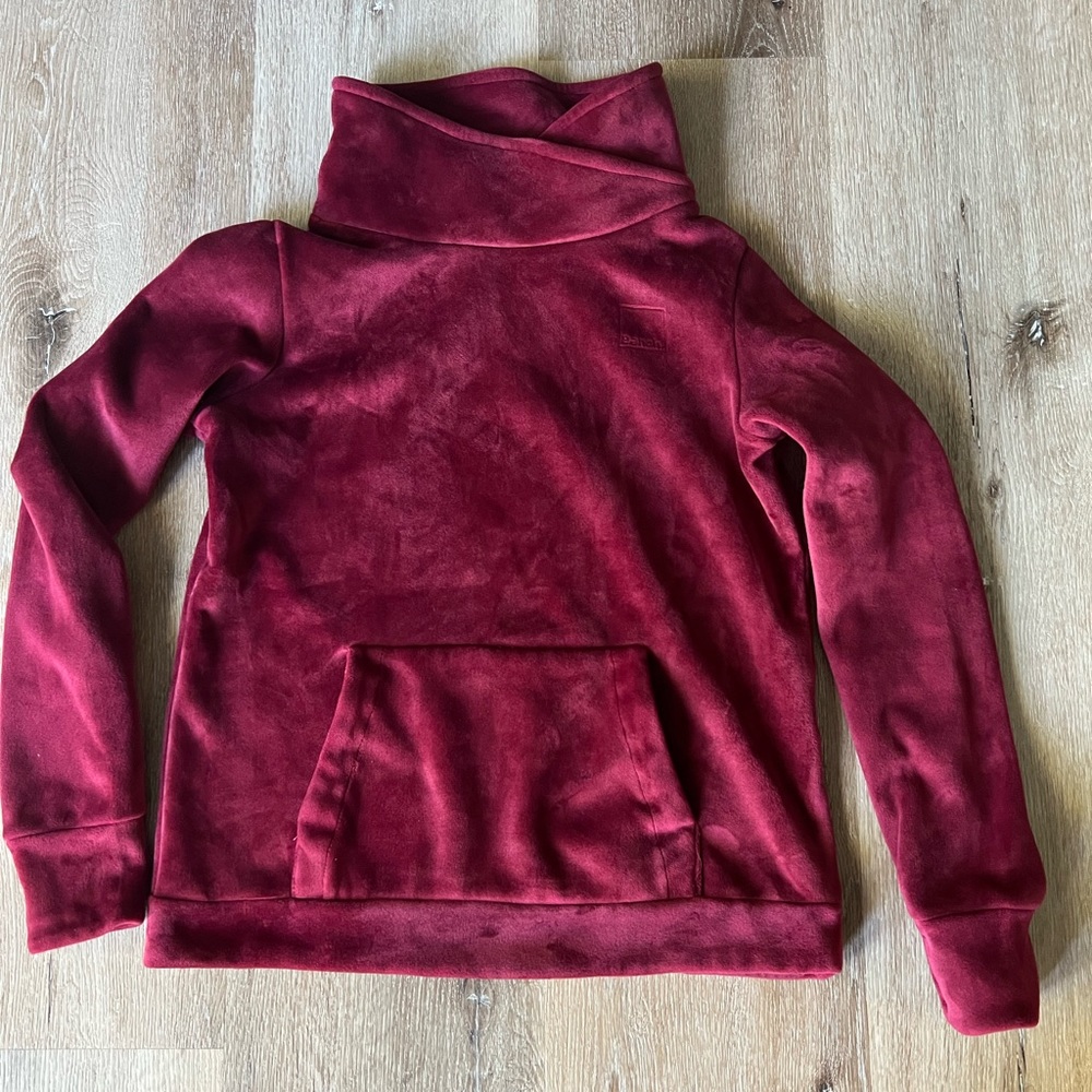 Bench velour maroon pullover